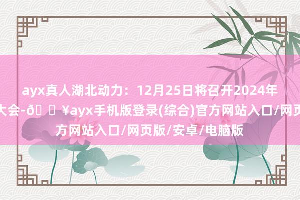 ayx真人湖北动力：12月25日将召开2024年第四次临时鼓动大会-🔥ayx手机版登录(综合)官方网站入口/网页版/安卓/电脑版