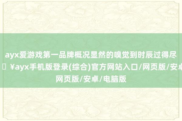 ayx爱游戏第一品牌概况显然的嗅觉到时辰过得尽头快-🔥ayx手机版登录(综合)官方网站入口/网页版/安卓/电脑版